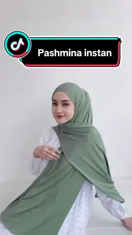 Pashmina instan jersey matcha #promoguncang1010 #belilokal #viralditiktok #pashminajersey #xyzbca 