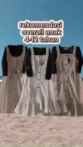 Overall anak perempuan 4 - 12 tahun / overall import Hanya Rp129.800! #overallanak #gamisoverall #overall 