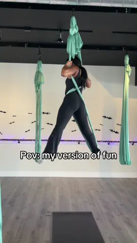 Love trying new things! #aerialyoga