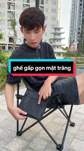 Ghế gấp gọn mặt trăng đúng là một món quà cho các bác ngồi thư giãn #tiktokshop #LearnOnTikTok #vivucamping #ghemattrang #ghemattranggapgon #ghecamping #ghecamtrai #ghegapgondanang #ghecongthaihoc 