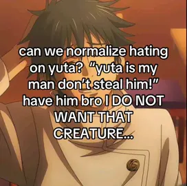 he is actually so ugly how do people like him like i het it in the movie but SEASON 2?? UGLY #jjk #jujutsukaisen #yutaokkotsu #ihatehim #yutaokkotsuhate 