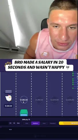 BRO MADE A SALARY IN 20 SECONDS AND WASN’T HAPPY 💀 #kickstreaming #stevewilldoit #streamer 
