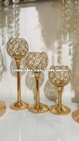 #candelabra #ornamenmeja #tempatlilin #tempatlilinkristal #racuntiktok #homeliving #homedecor #fyp #hiasanmeja #racuntiktok #viralvideo #viraltiktok 