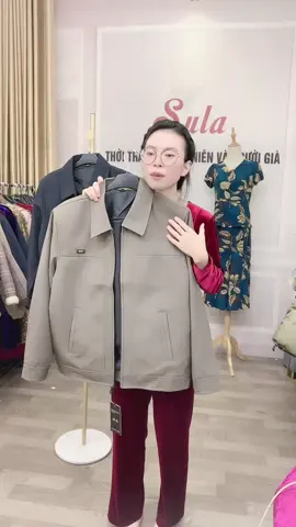 Áo khoác trung niên cho bố #quanaonguoigia #quanaotrungnien #ongbabome #kore1102 #obbm 