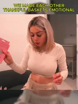 WE MADE EACH OTHER THANKFUL BASKETS!! *EMOTIONAL* #fyp#foryou #boyfriends #BRICK #kissing