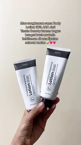 the rill body lotion yang bisa mencerahkan🥹🫵🏻 #teratubeauty #bodylotion #bodylotionAHA #mencerahkankulit #BeautyTok #beautyhacks 