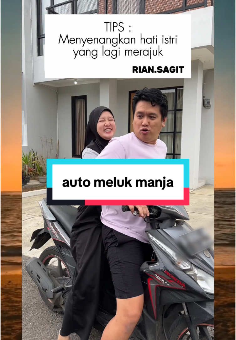 Bahagia itu sederhana yah ? pake duit segepok 🤭 #riansagit #pasutri #lucu 