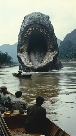 Sea Monster Rises #aivideos #fantasy #midjourneycommunity #midjourneyai #fantasyart #aifantasyart #seamonster #lochnessmonster #aimonster #lakemonster 