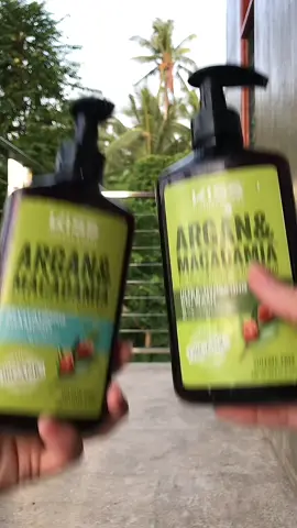 My best combo from Kiss 💋💆‍♀️ #kiss #shampoo #conditioner #cowash #argan #macadamia #organic #sulfatefree 