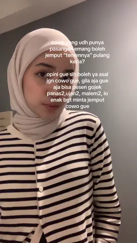 gausah minta jemput, manja