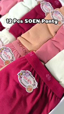 Original SO-EN Panty #fyp #foryou #12pcssoenpanty #soenpanty #soenpanty12pcs #pantyfor woman 12 pcs #womenpanty 