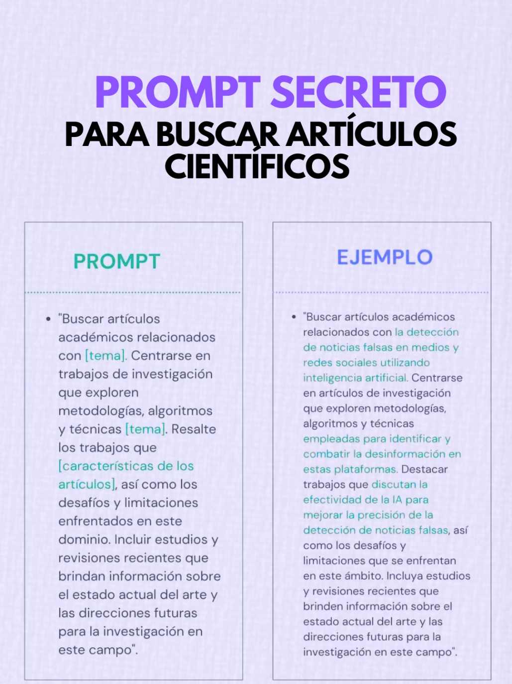 Mejor Prompt secreto para encontrar los mejores artículos científicos #tesis #investigación #ia #chatgpt #estudiantes 