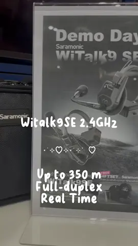 Witalk9SE 2.4GHz. #saramonicthailand #thedigitalstm #saramonic #stm #witalksaromonic  #witalk9se  #witalk 