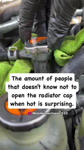 Safety tip. Let it cool down.