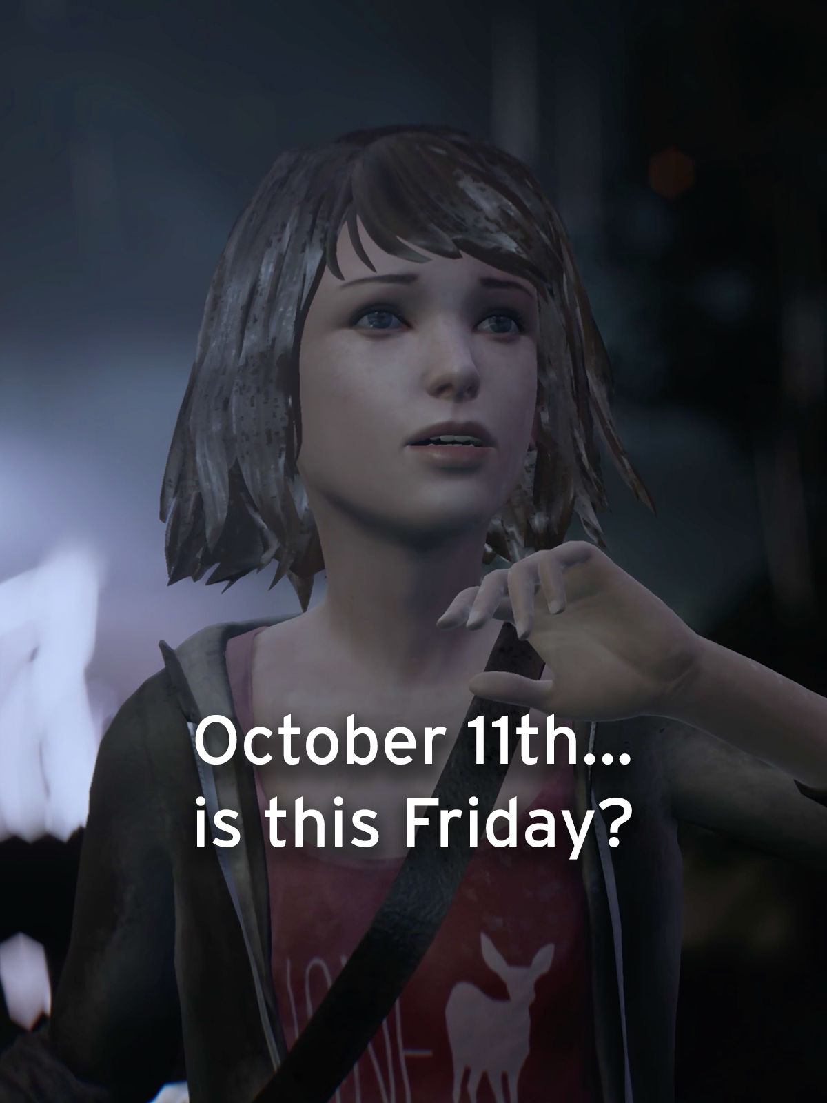 Happy 'Life is Strange' week everyone!!!! 🌪️🌀🦋🦌 Monday October 7 was when the events of the very first Life is Strange began, and this week lines up with those in-game dates once more! Max discovers her Rewind abilities on October 7 and the story reaches its peak, with the storm headed straight for Arcadia Bay, on Friday October 11. ⛈️ Are you planning to replay the first game in real-time this week, before Max's story continues in Life is Strange: Double Exposure??? #lifeisstrange #lisweek #maxcaulfield #arcadiabay #doubleexposure #videogames #gamingontikok #gametok #newgame #comingsoon #rewindtime