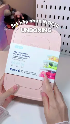 Set 6 hộp đựng thực phẩm nhà INOCHI siêu tiện lợi 🫧 #hopdungthucpham #hopinochi #inochi #dogiadung #lenxuhuongdima 