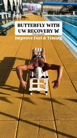 Dynamic scull drill to improve the feel of the catch & timing 🦋 #swimminglessons #swimming #butterly 