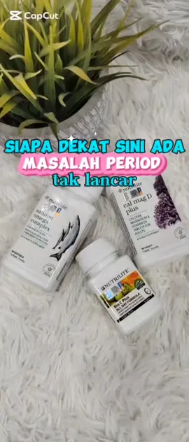 Anda ada masalah period, period tak teratur.. Jangan risau cuba consium 3 supliment ni secara konsisten tau.. Insya Allah Nak tahu detail klik ja link di bio suzi ya🫰🥰 #omega3 #calcium #biocamway #produkamway #segugut #period 