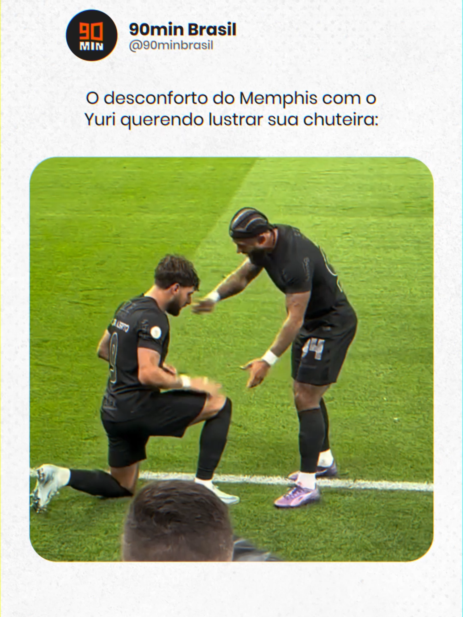 Que dupla, né? 🔥 🎥: @rayssariordana #yurialberto #memphisdepay #futebolmeme #futebolmemesbrasil #corinthians #corinthiansmilgrau #corinthiansmemes #sccp #futebolzoeira #tiktokesportes #tiktoksports