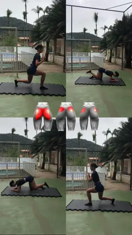 Simbora!! 3 x 12 repetições de cada exercício para aumentar esses glúteos 🍑 || #treinoemcasa #treinofeminino #GymTok #dicasdetreino 