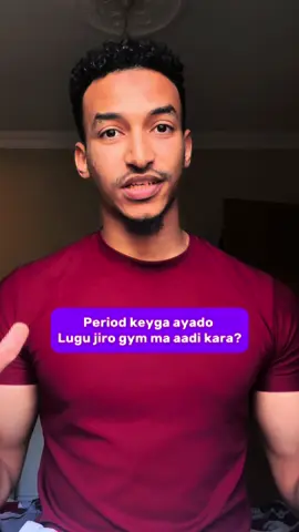 Periodkaga ama xiliga caadada kuu joogto gym ma aadi jartaa ? #period #gabdhahasomaliyed  #gym #viralvideos #somalitiktok 
