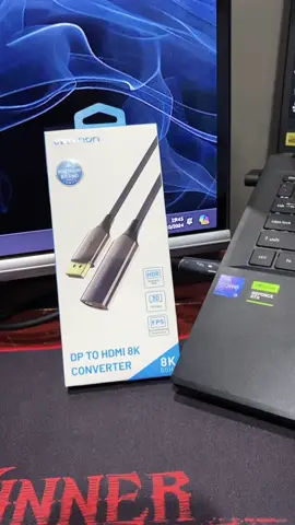 Converter Display Port to HDMI 8k 60hz dari Vention. Support HDR dan Smooth Gaming Experience . Lest go cek keranjang kuning!!! #ConverterDPtoHDMI #Vention #displayporttohdmi 