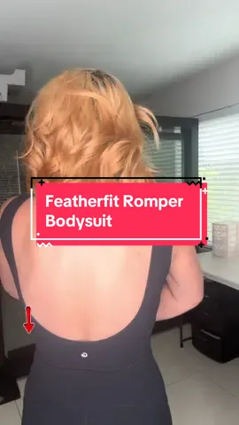 Featherfit Romper Bodysuit #FallFreshness#TikTokShop#falldealsforyou#TikTokMadeMeBuylt#TikTokMadeMeBuylt#glowmode#@Glowmode 