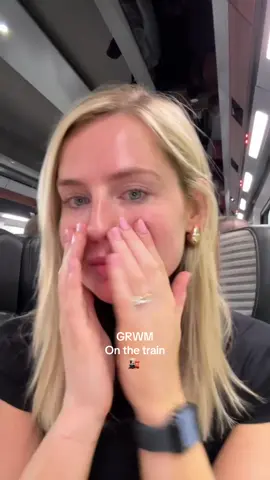 Get ready with Aimee on the train 🚋✨ Do you do your make up on the go? Let us know down below 👇 #SculptedByAimee #GRWM #TrainMakeUp #GetReadyWithMe #QuickMakeUp Sculpted by Aimee Train GRWM GRWM on the train Quick Make Up Make Up Tutorial