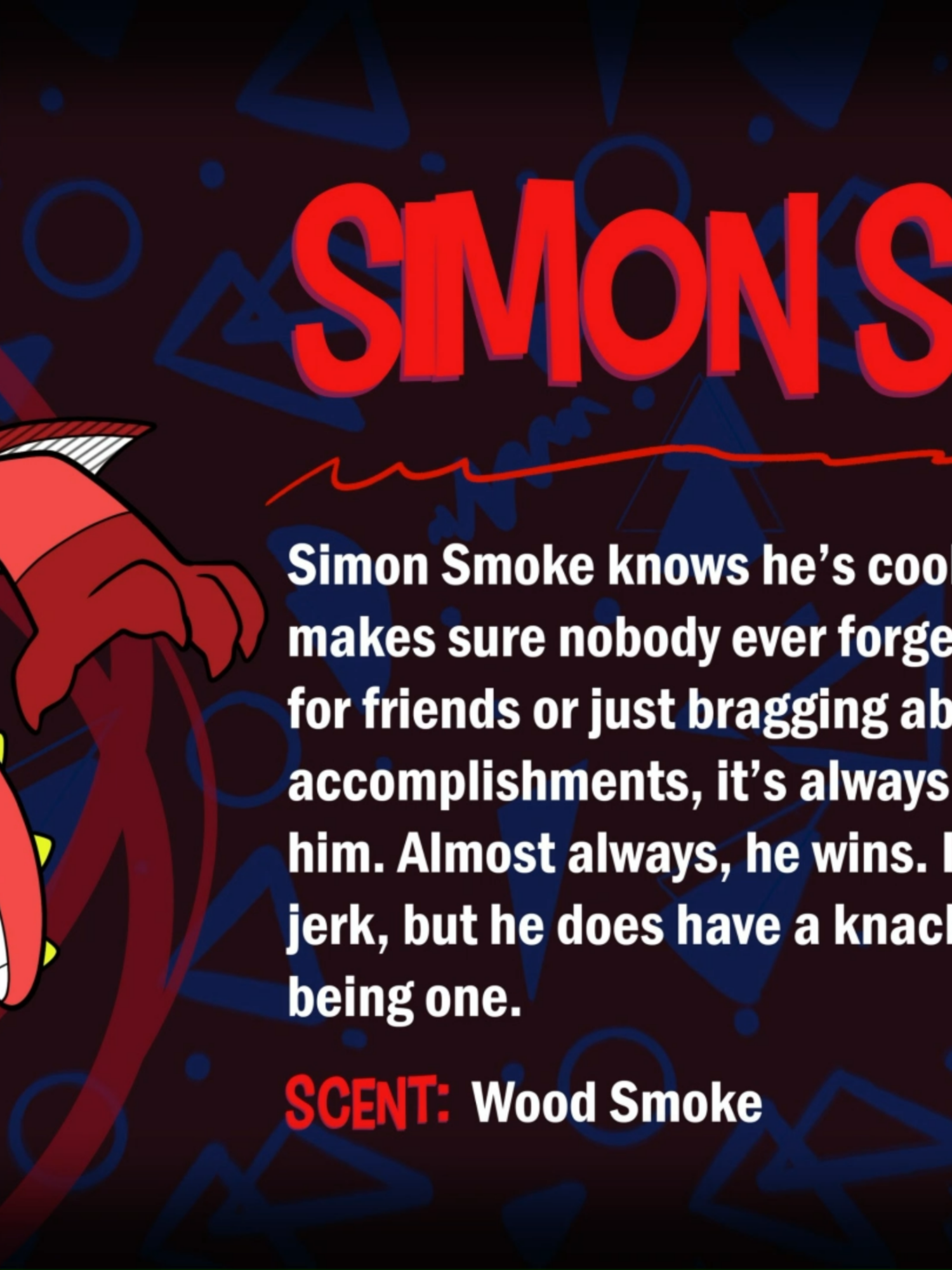 Have you heard about the coolest guy in town? #SimonSmoke is the most popular of all the #NightmareCritters by far. so cash money fr. 🐉 💵 #poppyplaytime #4