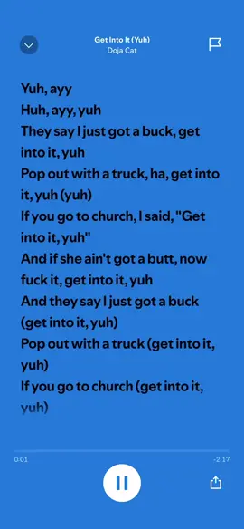Get into it (Yuh) - Doja Cat #lyrics #viral #music #fyp #songs #spotify #dojacat #getintoityuh 