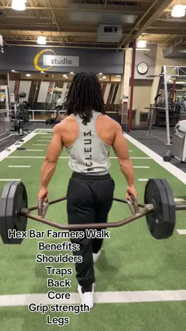 Hex Bar Famers walks are no joke 😅 #fyp #gymrat #viralvideo #gains #explore #gymtips #GymTok 