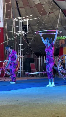 Circus girls With Happy Mood Performance 