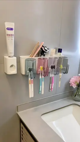Rak sikat gigi tempat sikat gigi dispenser odol 