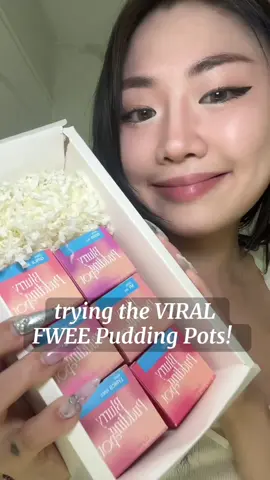 I love how smooth and matte these go on!!  #puddingpotambassador #viral #fwee #fweepuddingpot #tiktokmademebuy #fweemakeup 