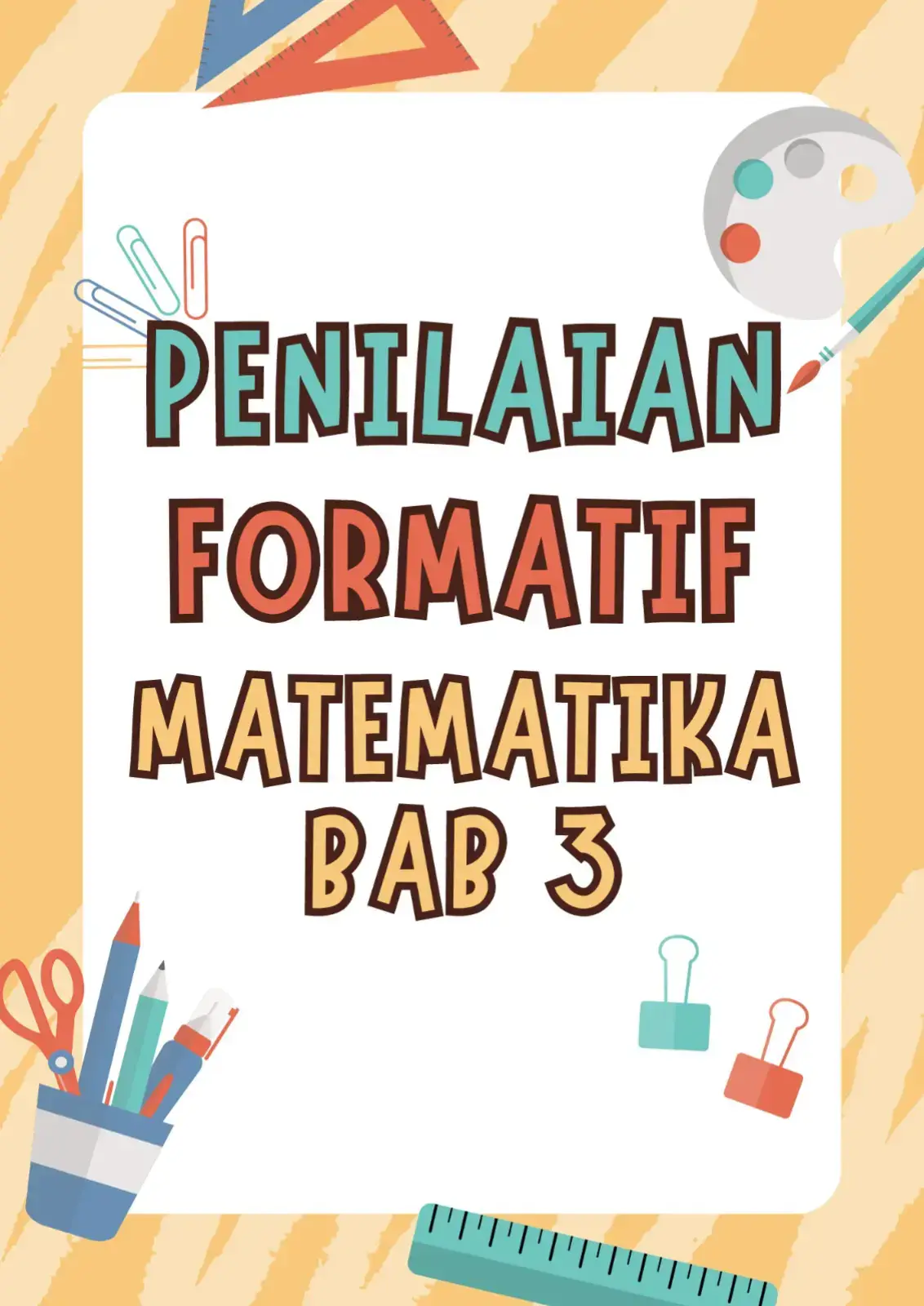 Penilaian Formatif Matematika Bab 3 Kelas 2 #penilaian #formatif #matematika #kelas2 #kelas2sd #kumer #kurikulummerdeka #fasea #matematikamudah 