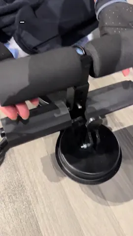 Sit up exercise equipment for home workouts, sit up bar for floor with foot holders,abs workouts equipment, rubber suction cup#goviral #foryoupage #keepsupporting 