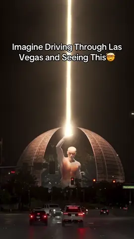 Imagine driving through Las Vegas and seeing Anyma’s Sphere visuals lighting up the skyline🤯 #anyma #sphere #lasvegas #ravingreviews #afterlife 