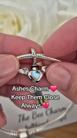 #ashes #ashestoashes #grief #loss #missyou #loveyou #silvercharms #familyforever #fitspandora #giftsforher #silverjewelry #tiktokmademebuyit 