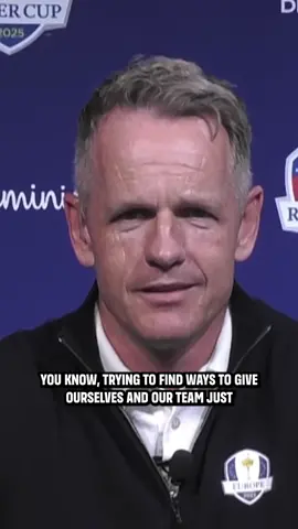 Luke Donald likes walking toward a challenge. The European Ryder Cup captain spoke about his approach to forming a team to take on the Americans at Bethpage Black in 2025. #RyderCup #golf #lukedonald 