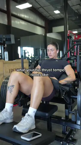 If you gotta rush its too heavy bb 😘 #hipthrusts #glutegains #gymtips 