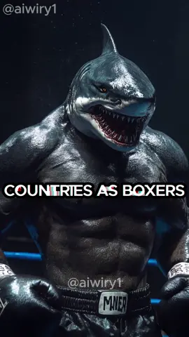 COUNTRIES AS BOXERS #countries #midjourney #ai #fyp #animals 