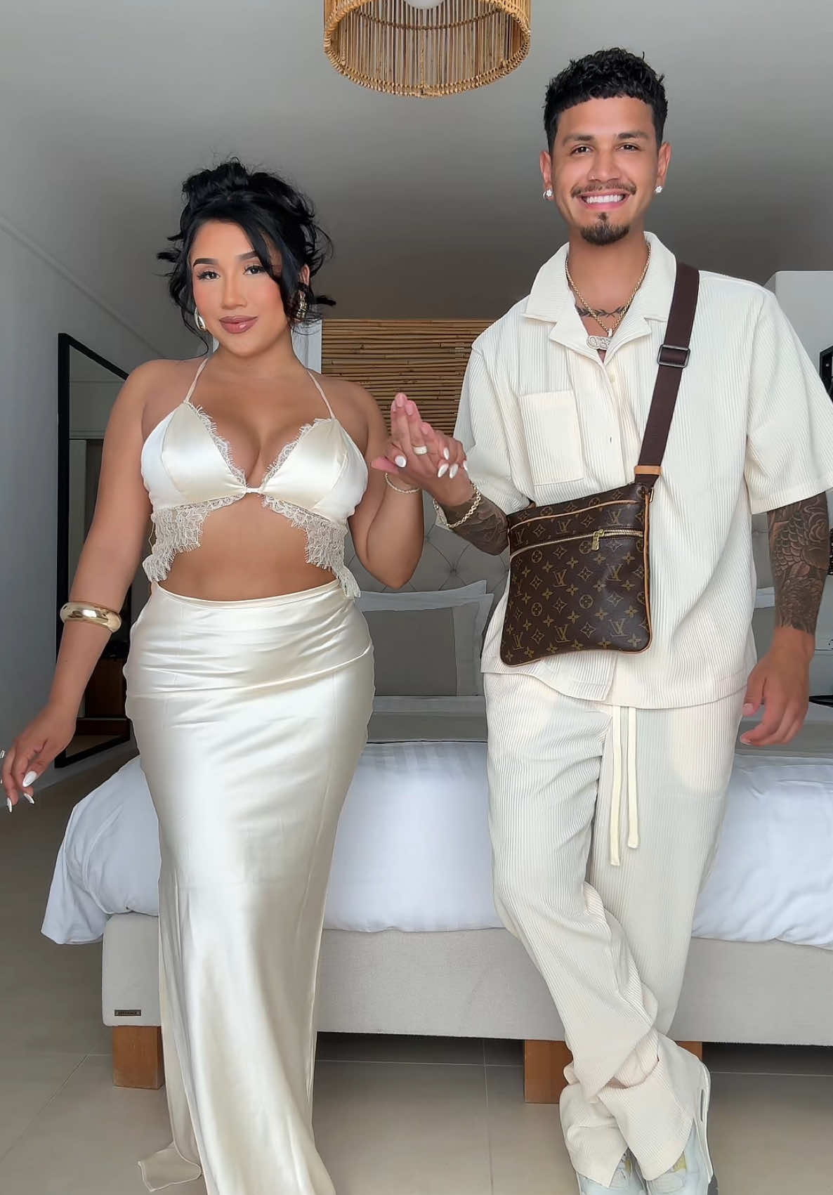 the outfits we managed to put on while we had our luggage 🥲 #fyp