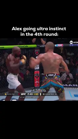 Alex goes ultra instinct against Khalil #fyp #ufc307 #alexpereira #chama #UFC #shorts #viral