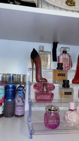 Still growing my collection!! ✨🩷 #perfumestand #perfumes #fypage 