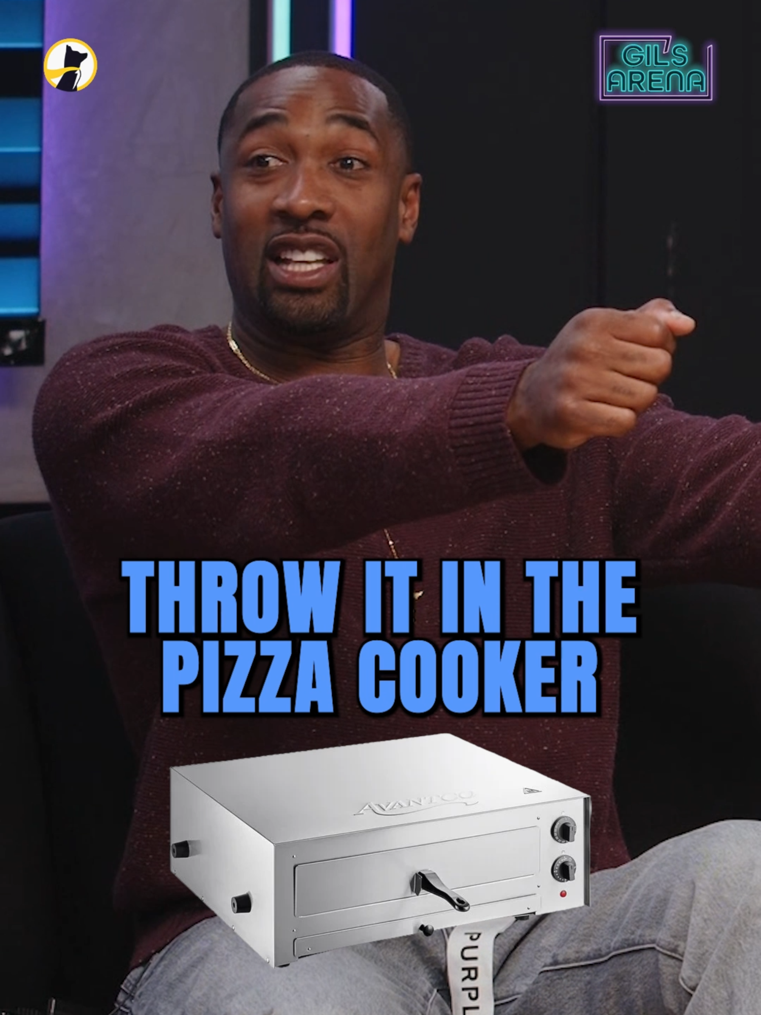 Gil’s Arena Go-To Meals 🫠 #NBA#basketball#funny#fyp#cooking#pizza#sandwich#food#podcast