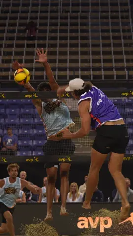 NITRO BLOCK 💥 #avpleague #beachvolleyball