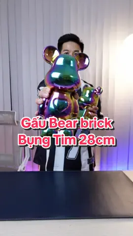 20/10 tặng gấu bearbrick bụng tim cho vợ hoặc người yêu thì hết bài #ongbobaconreview #quatangvo #bearbrick #gaubearbrick 