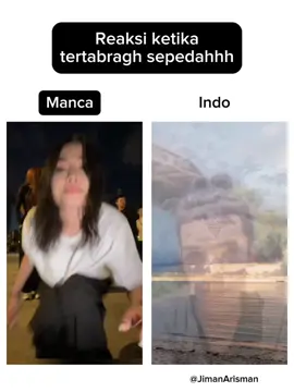 Momen Indo vs mancanegara ketika tak sengaja tertabrak sepeda martipah ditabrak bocil pakai sepeda aak stress william hammington #xuhuong #memes #dualpanelmeme 