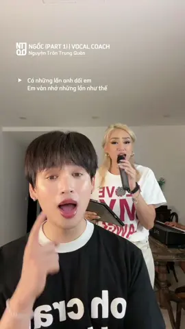 Đăng thêm part 1 để các bạn học full bài NGỐC, lướt clip sau để xem part 2 nha!. 21h tối nay, Lớp mình có lịch livestream học hát nhé❤️‍🔥 #nguyentrantrungquan #hochatcungquan #huongtram #nhachaymoingay #vocalcoach #vocalexercise #vocaltraining #vocaltips #quinzel 