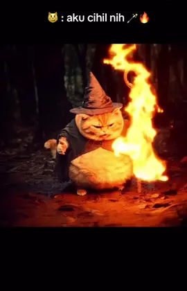 Udah pandai baca mantra, awas kena sihir 😸 #catsoftiktok #kucingtiktok #fyp #kucingpenyihir 